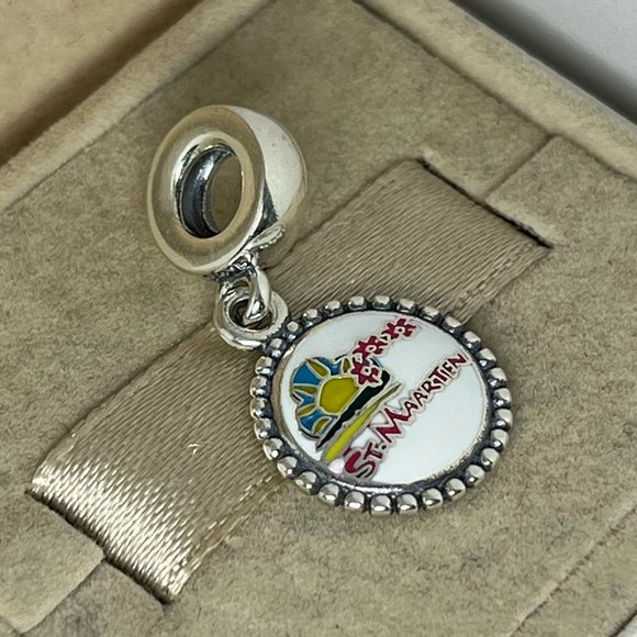 Pandora St Maarten Exclusive Dangle Charm Pendant - Picture 2 of 4